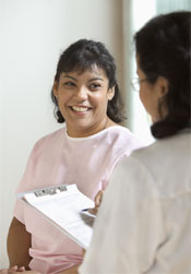 Provider with patient