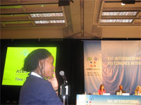 A youth leader from Uganda