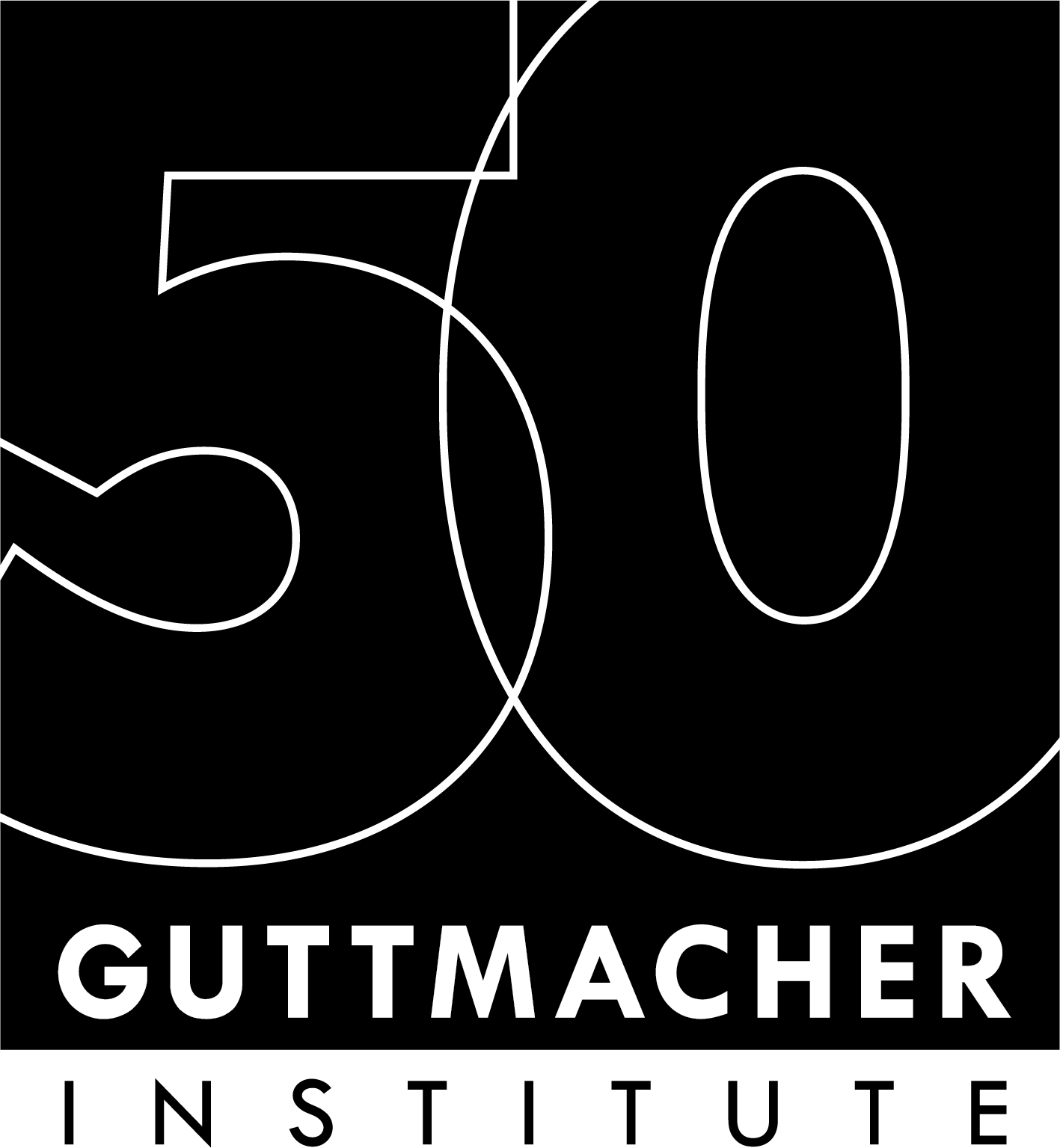 Guttmacher Institute 50 year logo