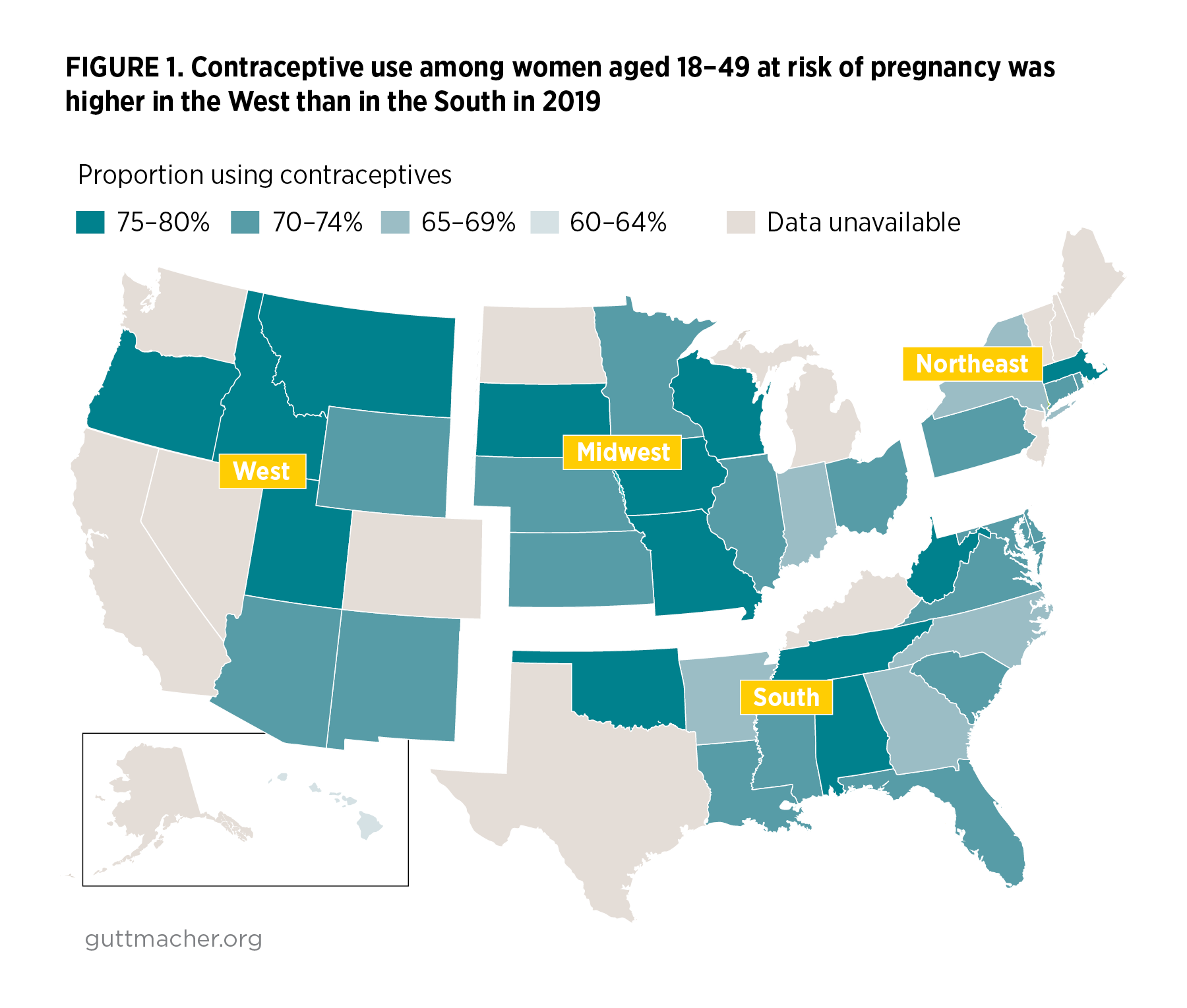 StateLevel Estimates of Contraceptive Use in the United States, 2019