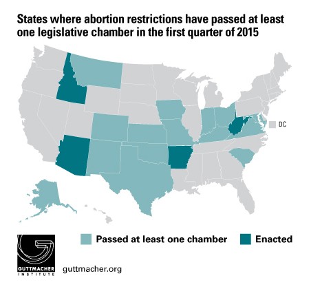 Abortion Restrictions Map
