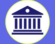 A purple background with an outline of the U S Supreme Court