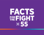 Facts for the Fight graphic white text on purple background