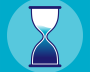 An image of an hour glass depicting time running out