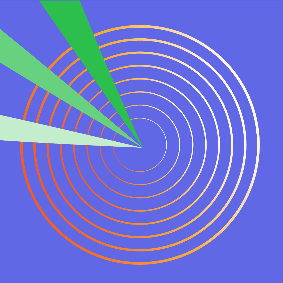 RHIS abstract image showing radiating bullseye
