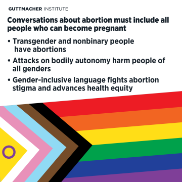 Conversations about abortion must include all people who can become pregnant